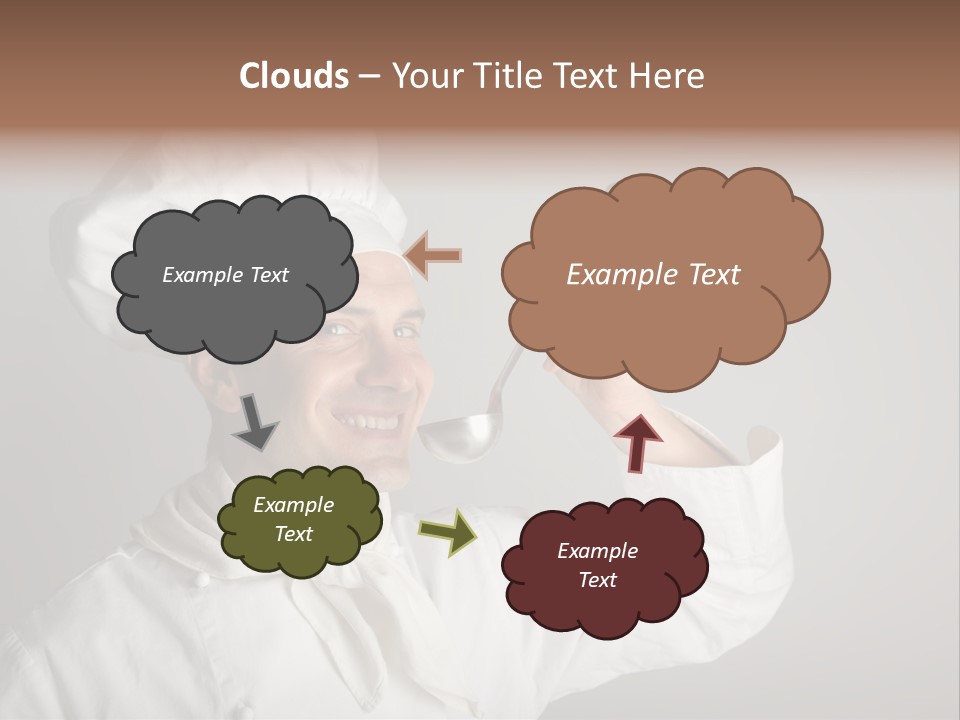 Nutrition Dinner Wooden PowerPoint Template