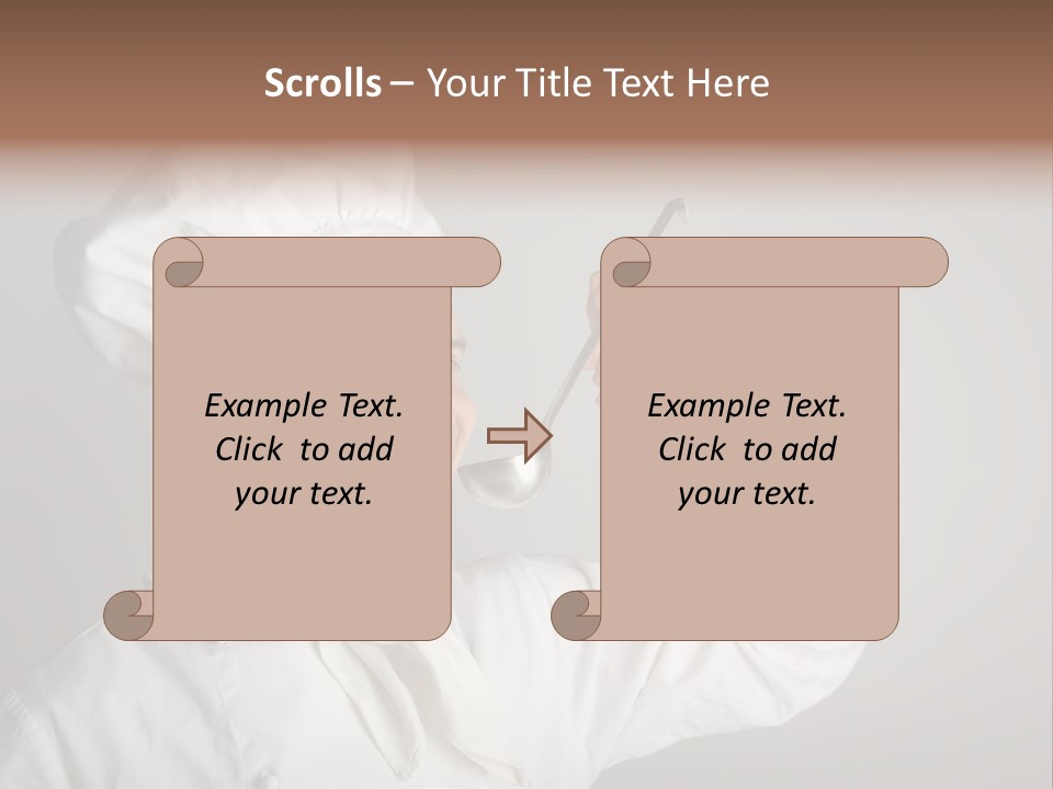 Nutrition Dinner Wooden PowerPoint Template