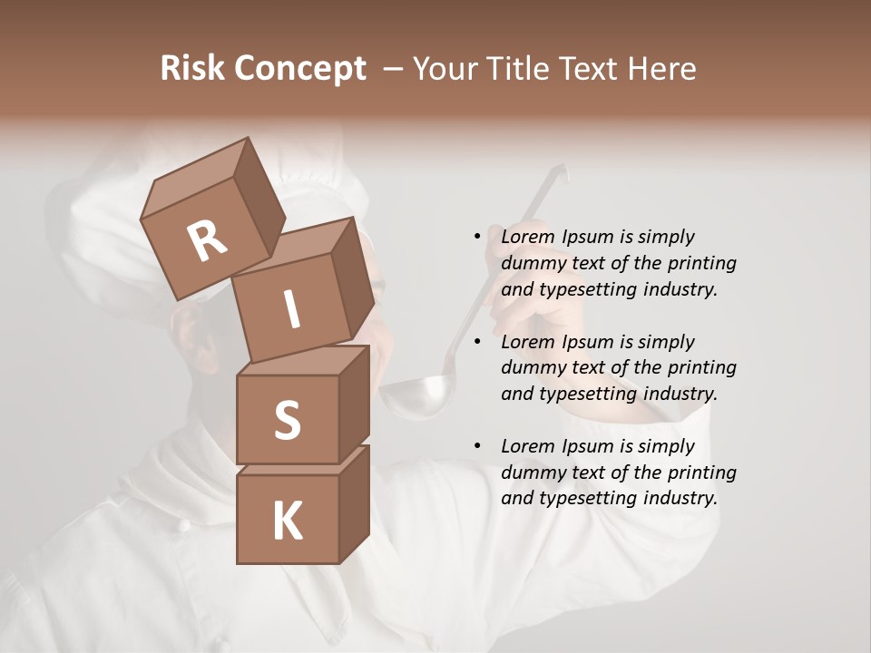 Nutrition Dinner Wooden PowerPoint Template