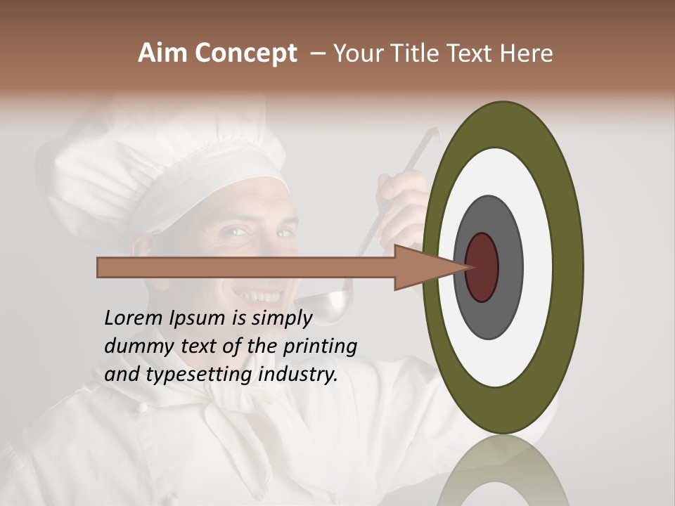 Nutrition Dinner Wooden PowerPoint Template