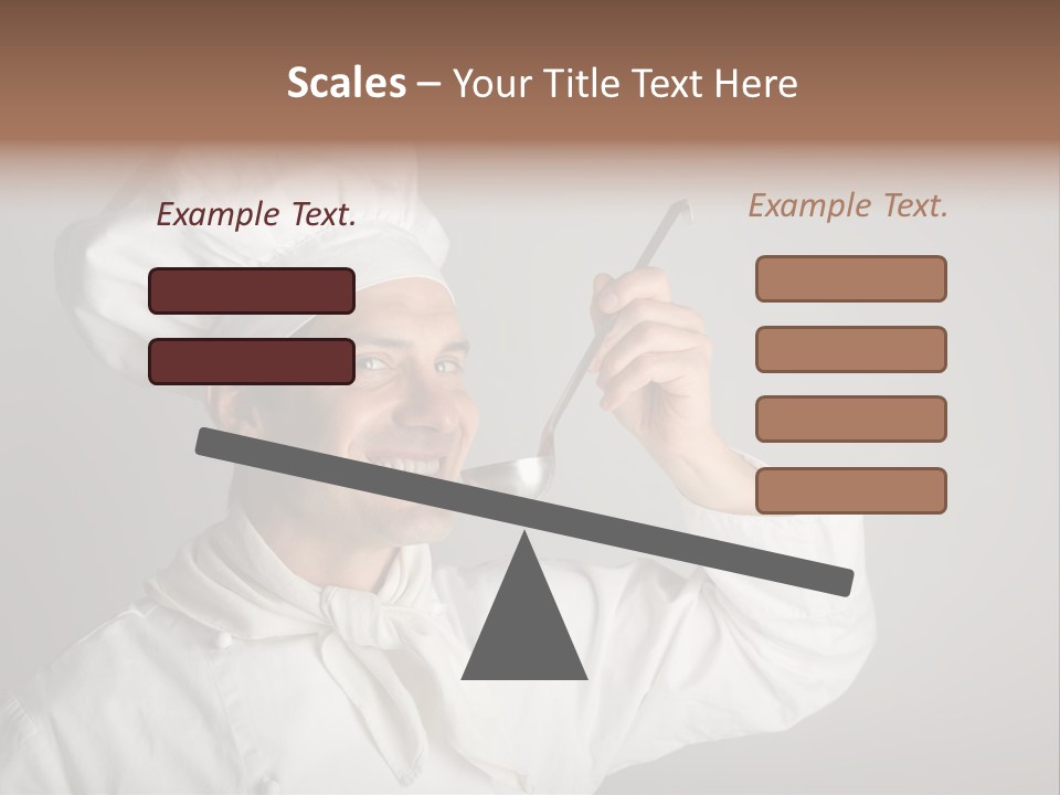 Nutrition Dinner Wooden PowerPoint Template
