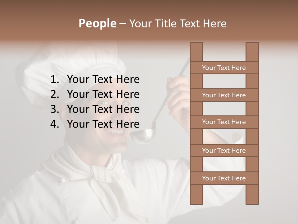 Nutrition Dinner Wooden PowerPoint Template