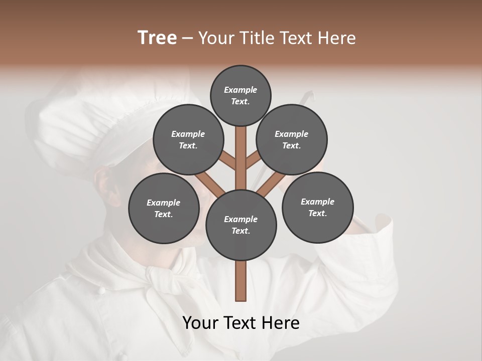 Nutrition Dinner Wooden PowerPoint Template