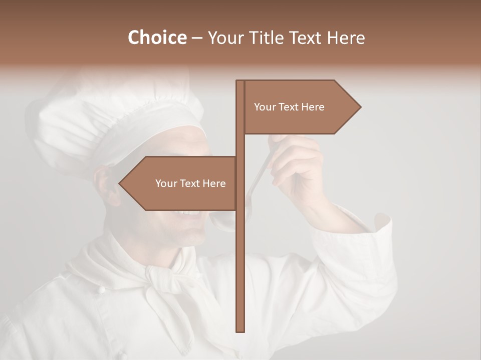 Nutrition Dinner Wooden PowerPoint Template