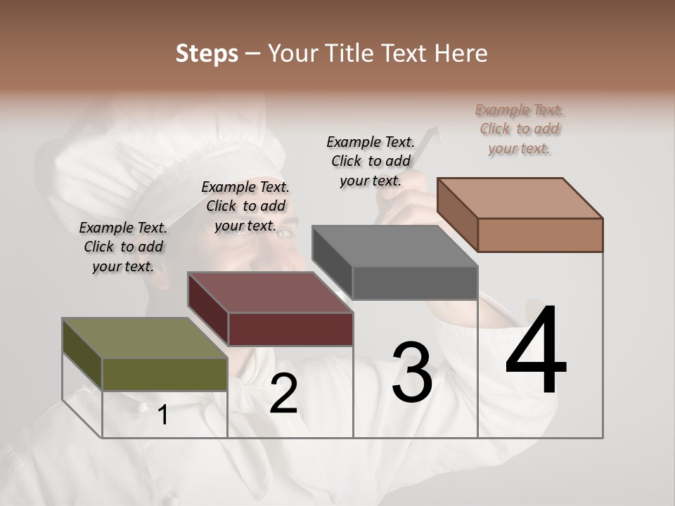 Nutrition Dinner Wooden PowerPoint Template