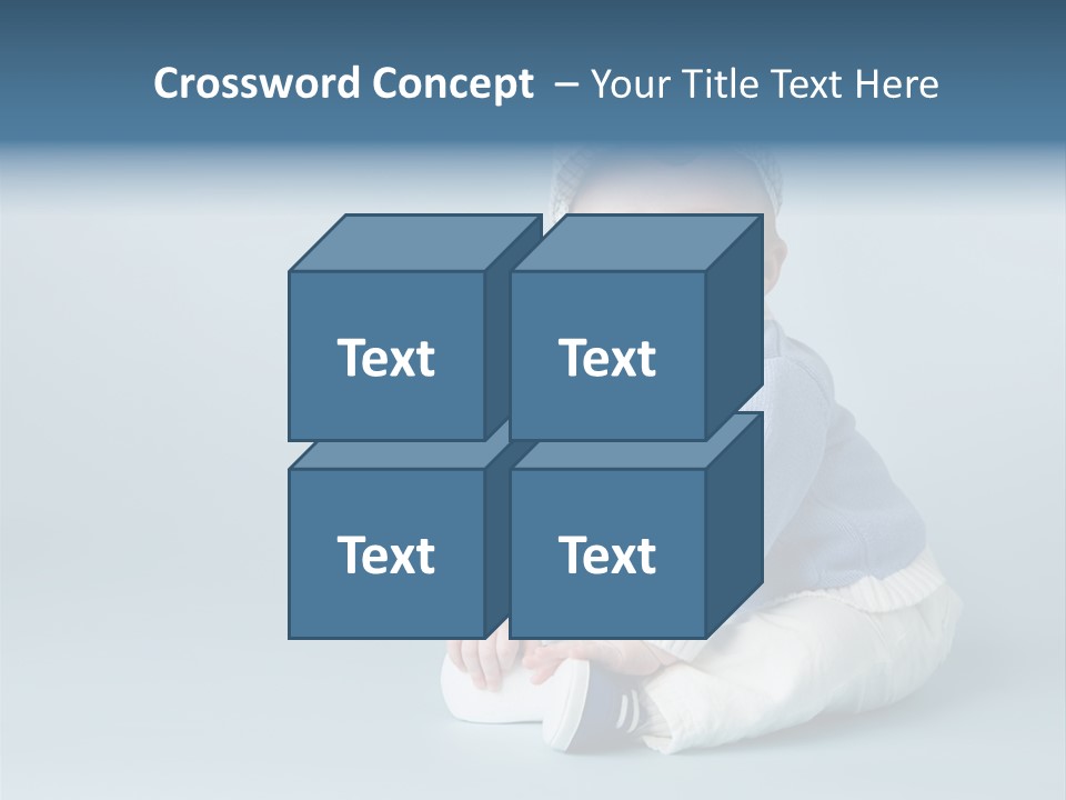 Fun Son Isolated PowerPoint Template