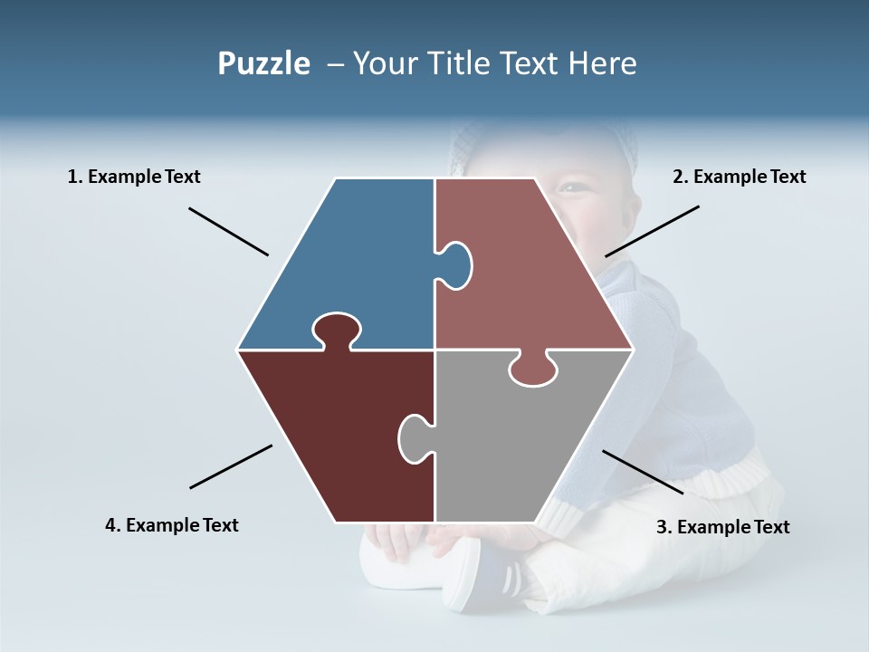 Fun Son Isolated PowerPoint Template