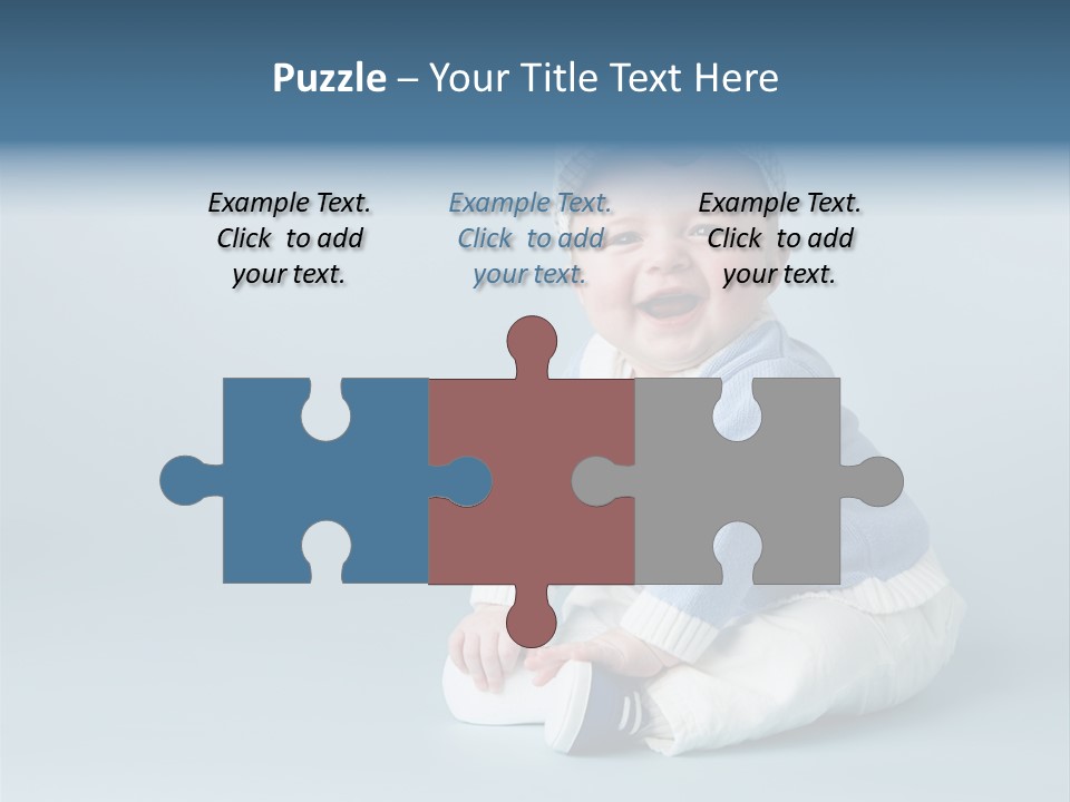 Fun Son Isolated PowerPoint Template