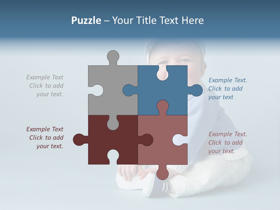 Fun Son Isolated PowerPoint Template