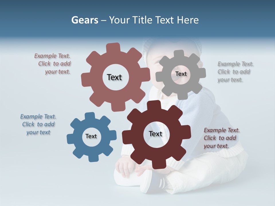 Fun Son Isolated PowerPoint Template