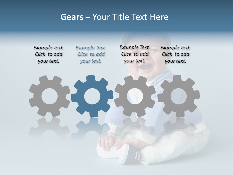 Fun Son Isolated PowerPoint Template