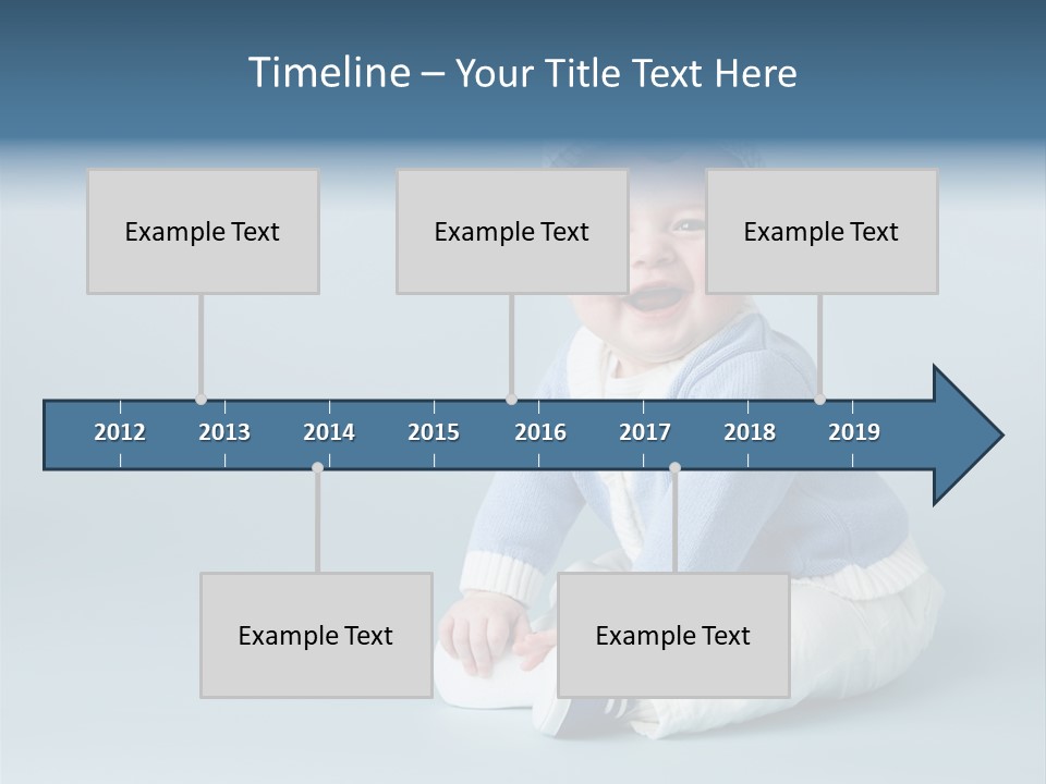 Fun Son Isolated PowerPoint Template