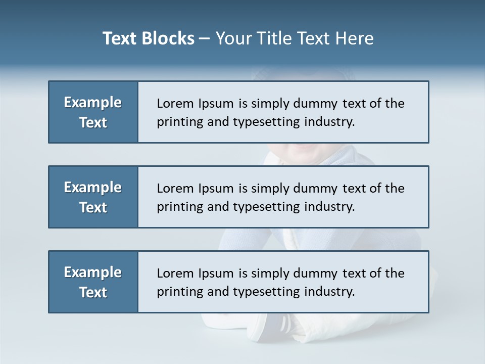 Fun Son Isolated PowerPoint Template