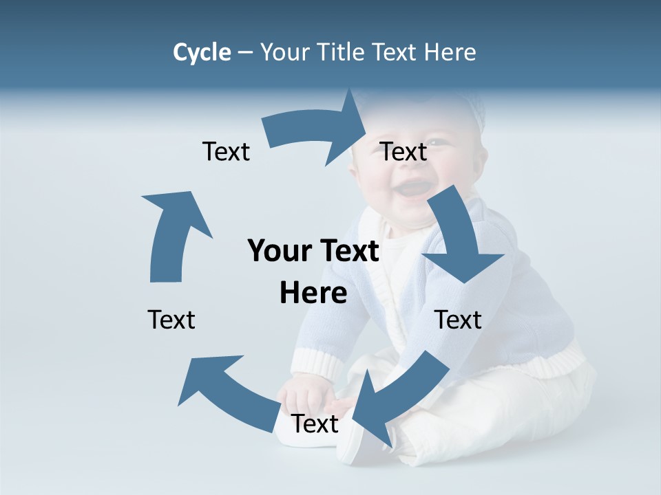 Fun Son Isolated PowerPoint Template