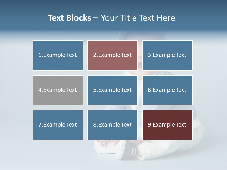 Fun Son Isolated PowerPoint Template