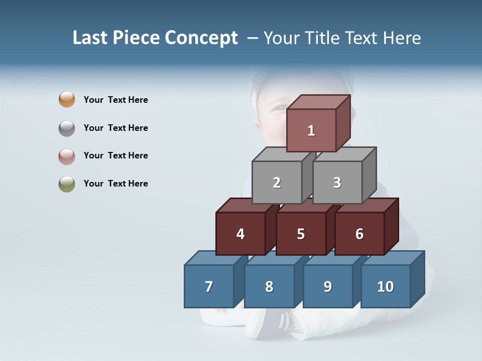 Fun Son Isolated PowerPoint Template