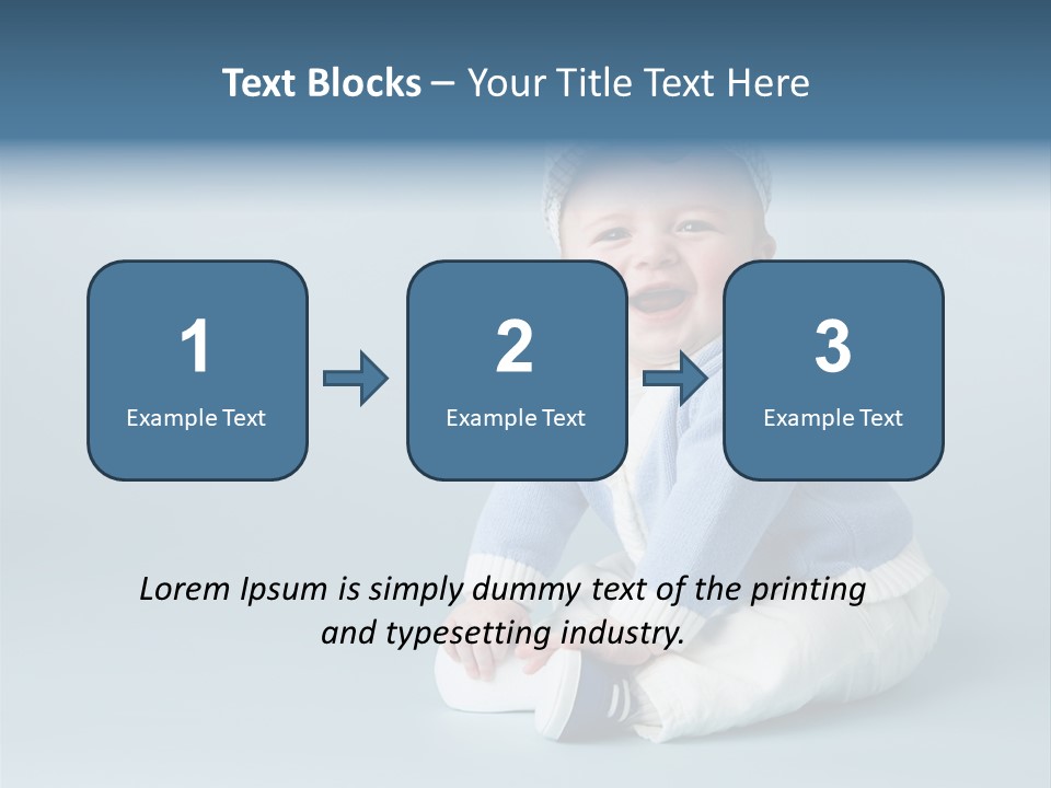 Fun Son Isolated PowerPoint Template