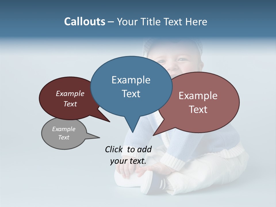 Fun Son Isolated PowerPoint Template