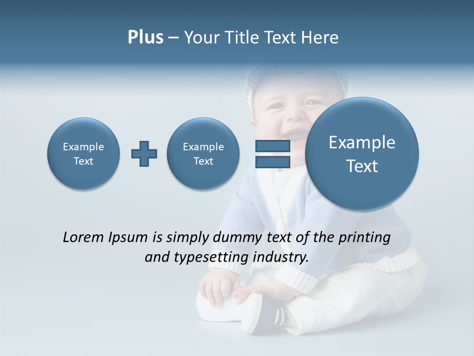 Fun Son Isolated PowerPoint Template