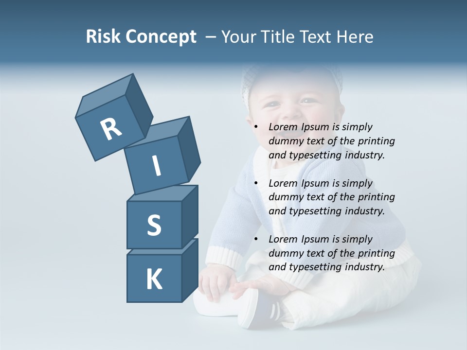 Fun Son Isolated PowerPoint Template