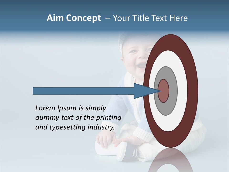 Fun Son Isolated PowerPoint Template