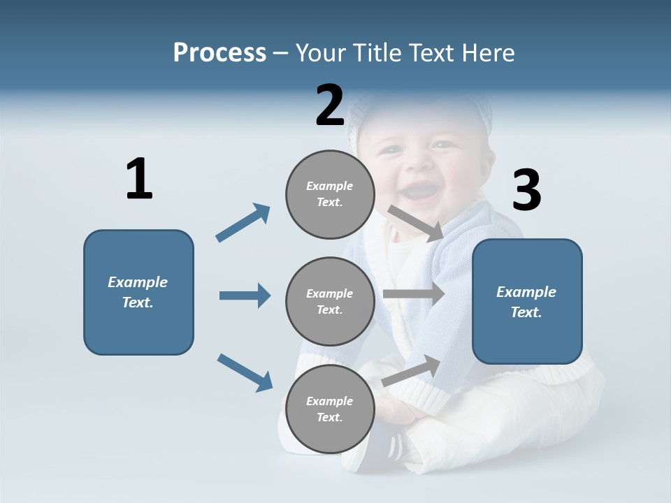 Fun Son Isolated PowerPoint Template