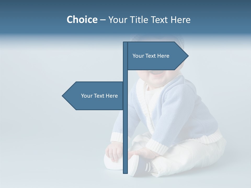 Fun Son Isolated PowerPoint Template