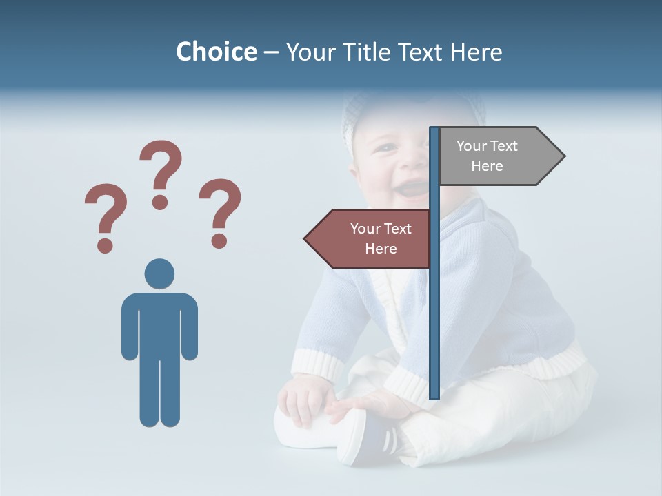 Fun Son Isolated PowerPoint Template