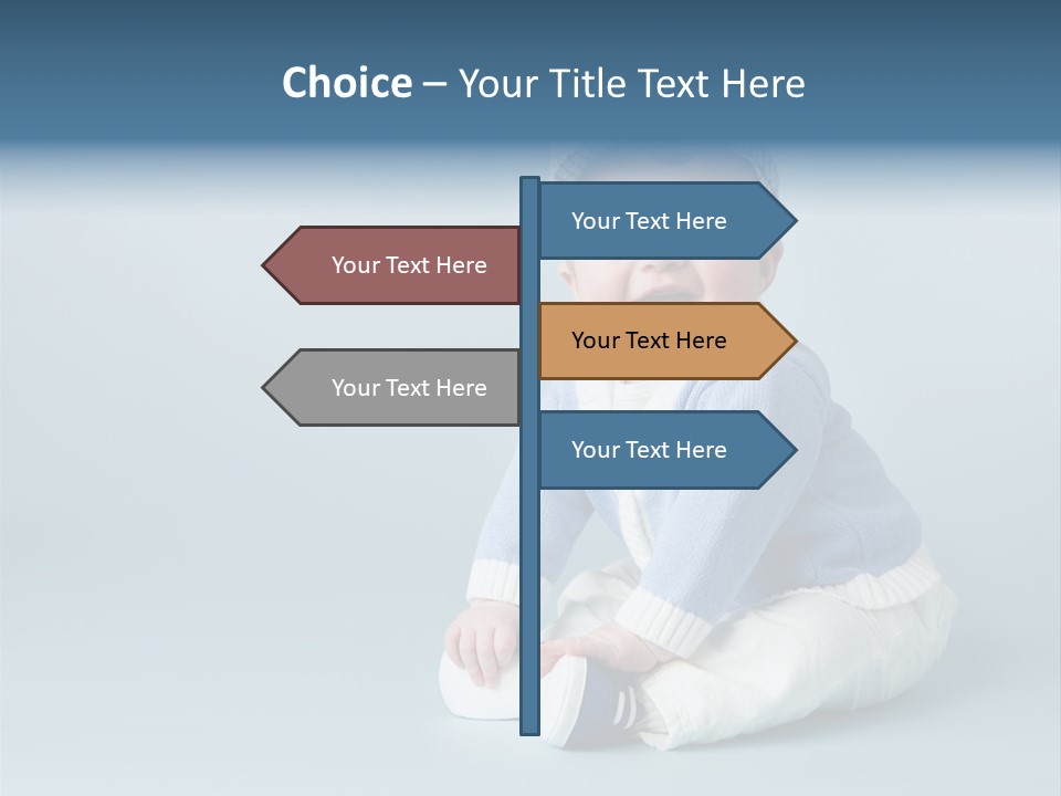 Fun Son Isolated PowerPoint Template