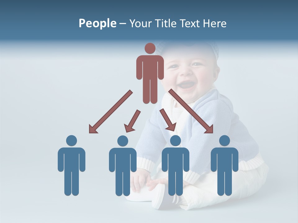 Fun Son Isolated PowerPoint Template