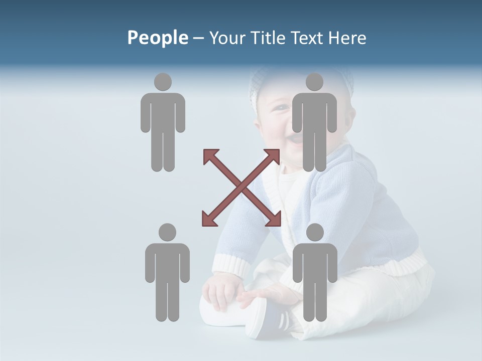 Fun Son Isolated PowerPoint Template