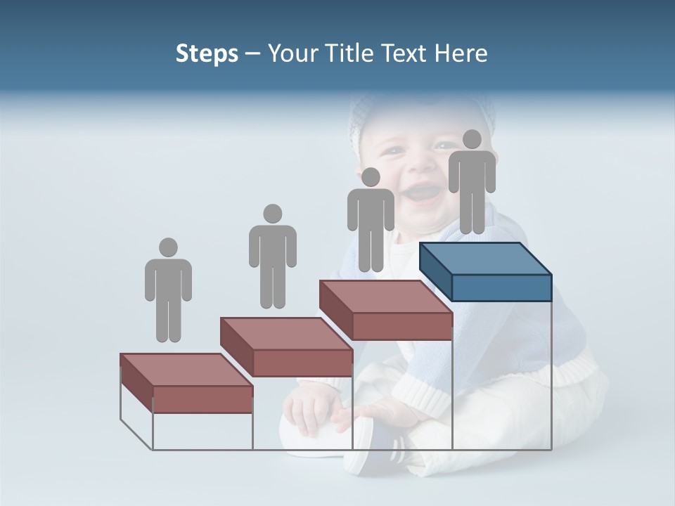 Fun Son Isolated PowerPoint Template