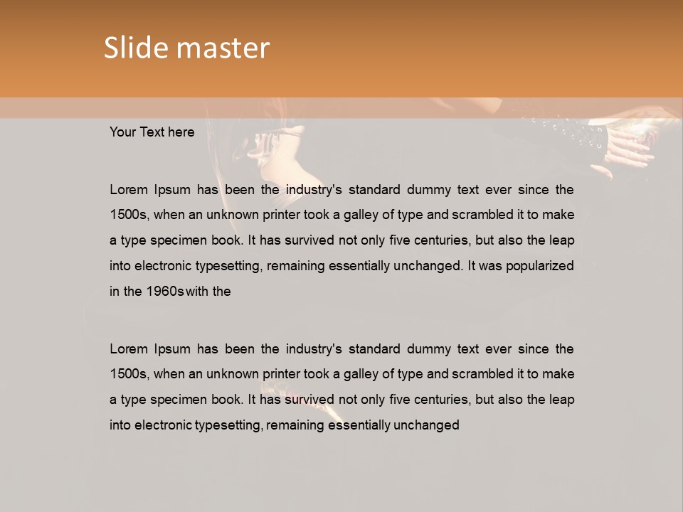 Cool Performer Fitness PowerPoint Template