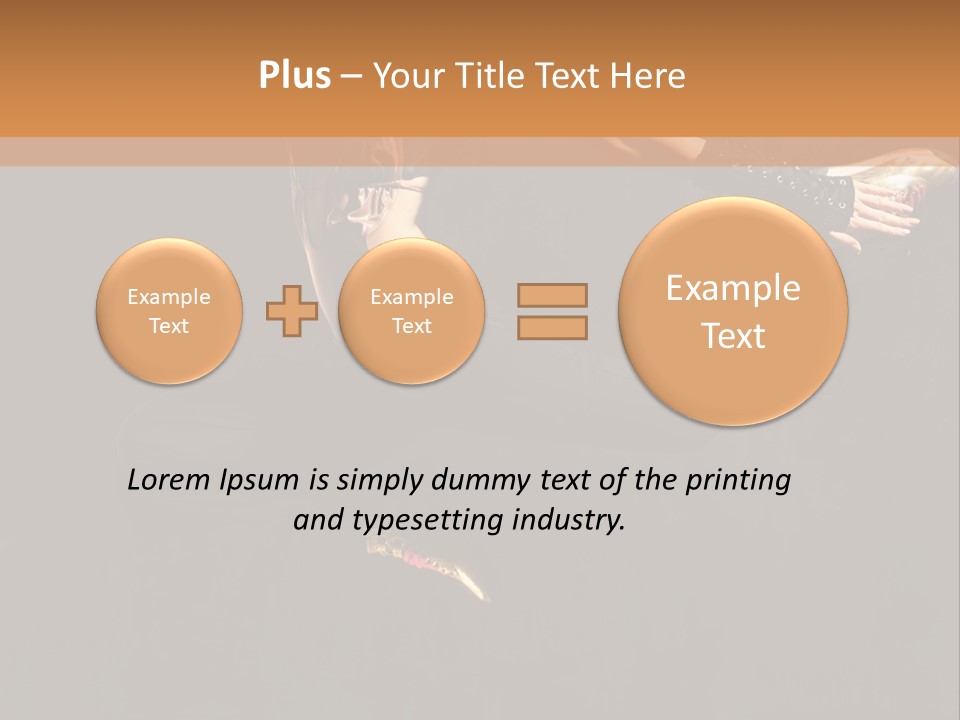 Cool Performer Fitness PowerPoint Template
