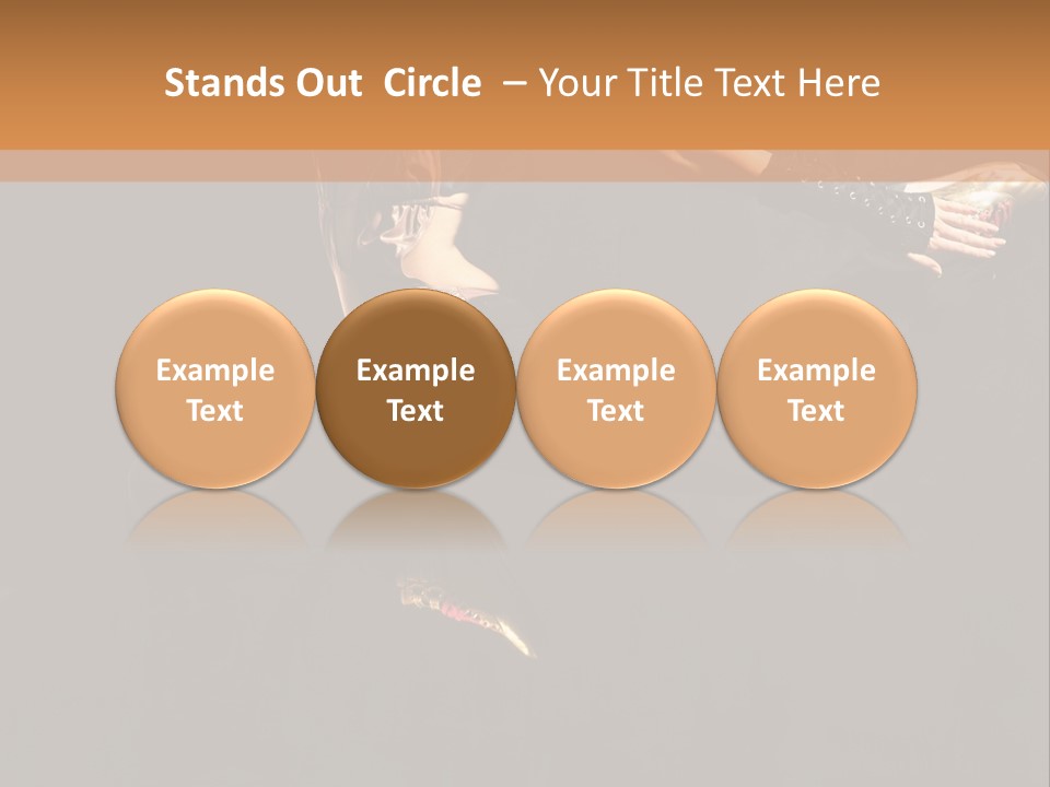 Cool Performer Fitness PowerPoint Template