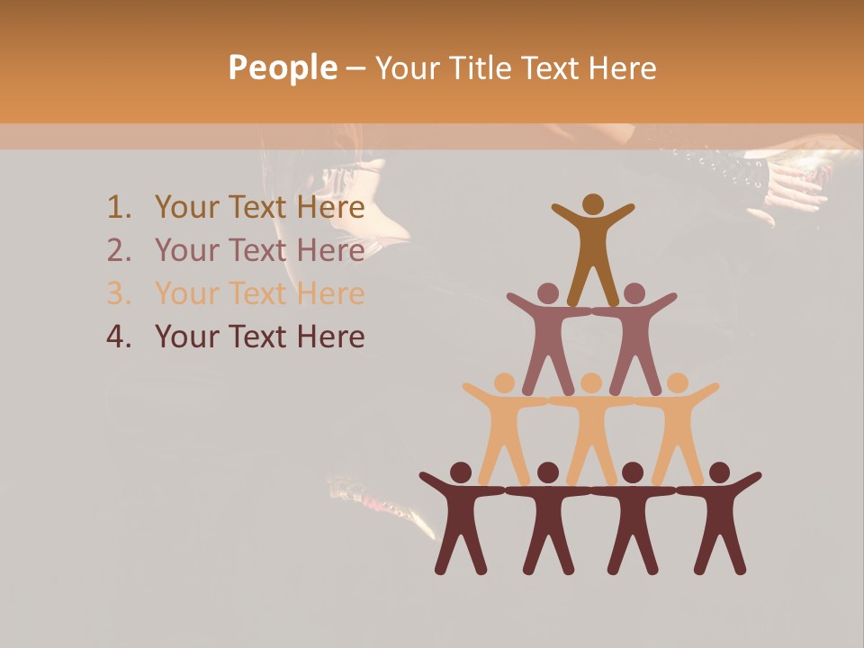 Cool Performer Fitness PowerPoint Template