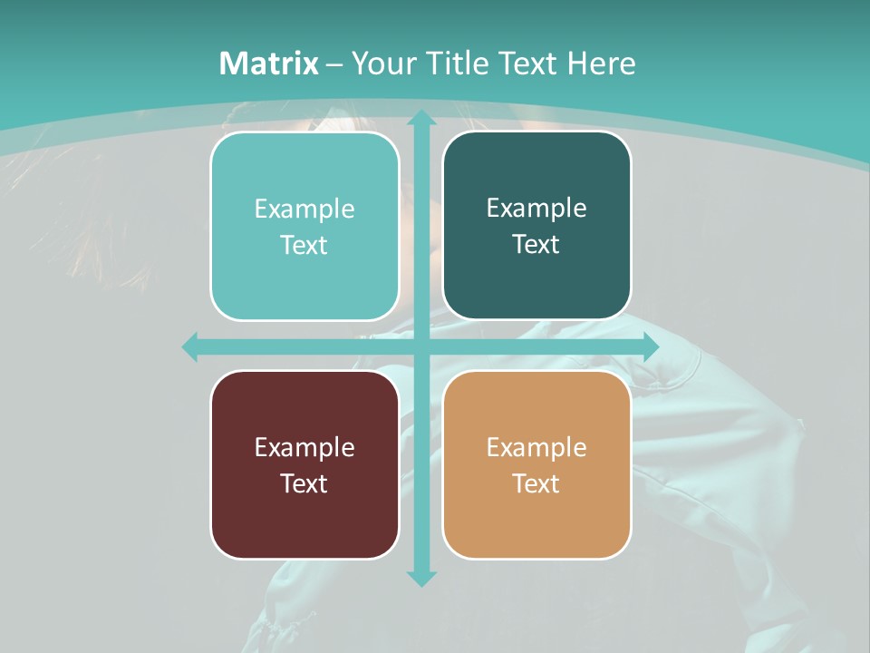 Elegance Agility Girl PowerPoint Template