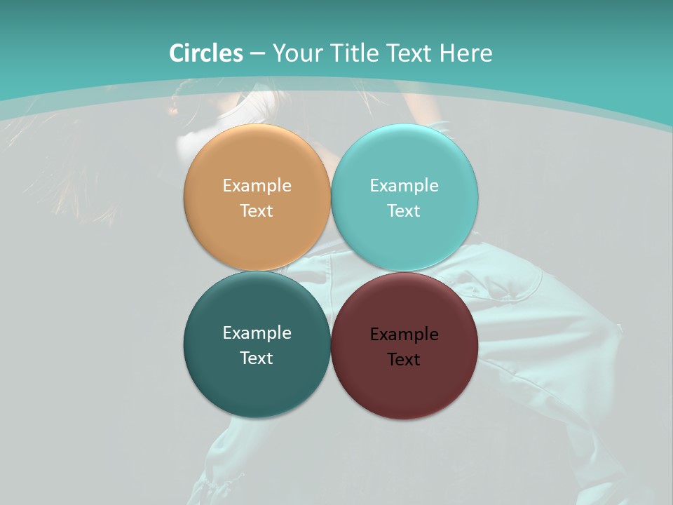 Elegance Agility Girl PowerPoint Template