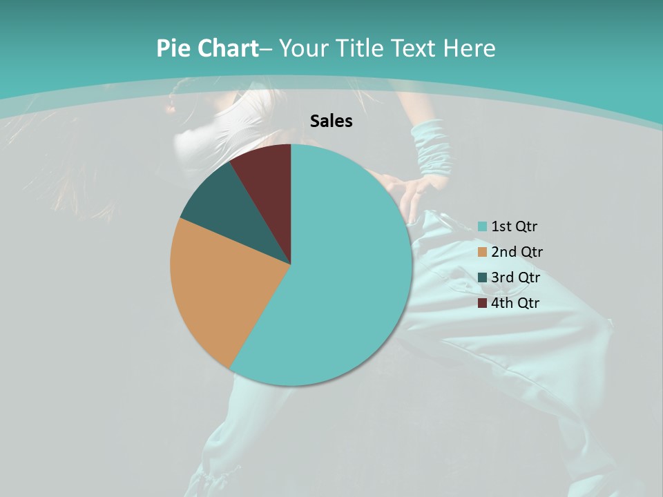 Elegance Agility Girl PowerPoint Template