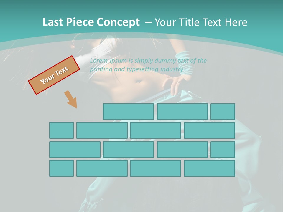 Elegance Agility Girl PowerPoint Template