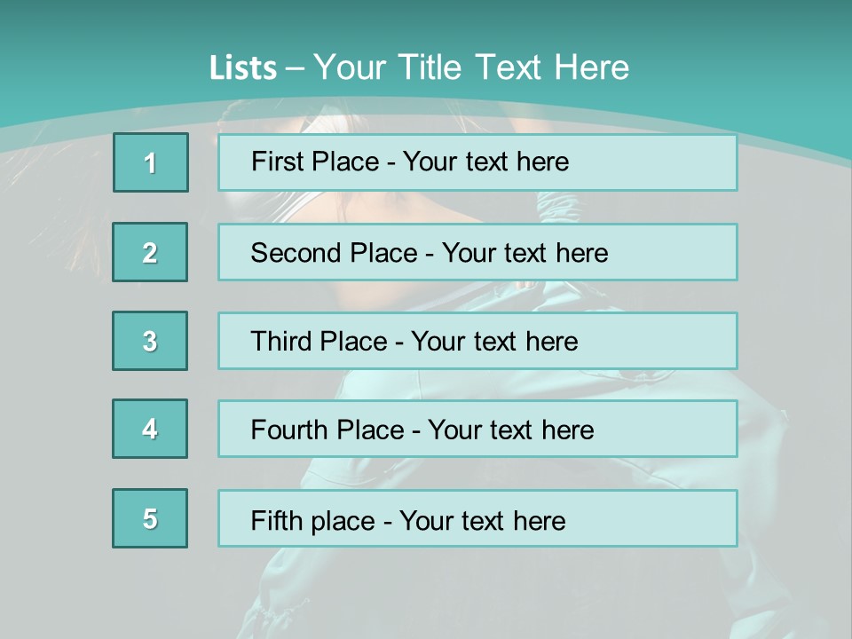 Elegance Agility Girl PowerPoint Template