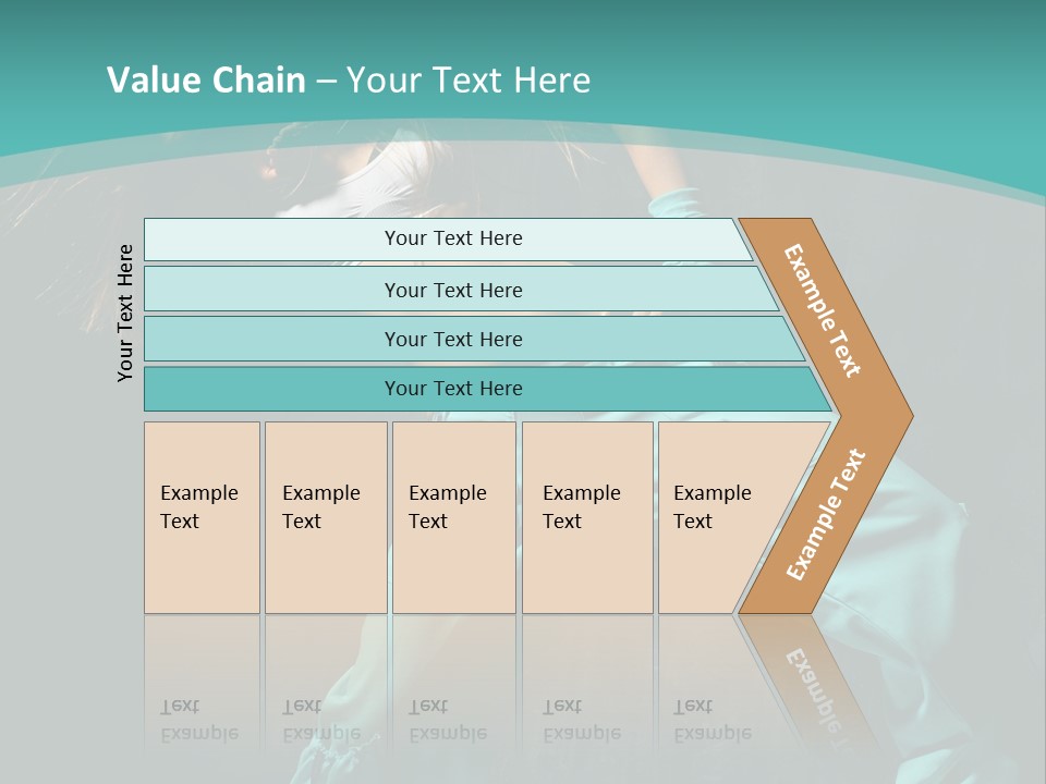 Elegance Agility Girl PowerPoint Template