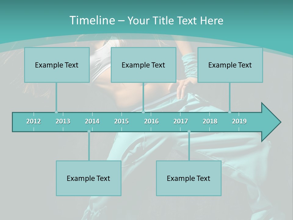 Elegance Agility Girl PowerPoint Template