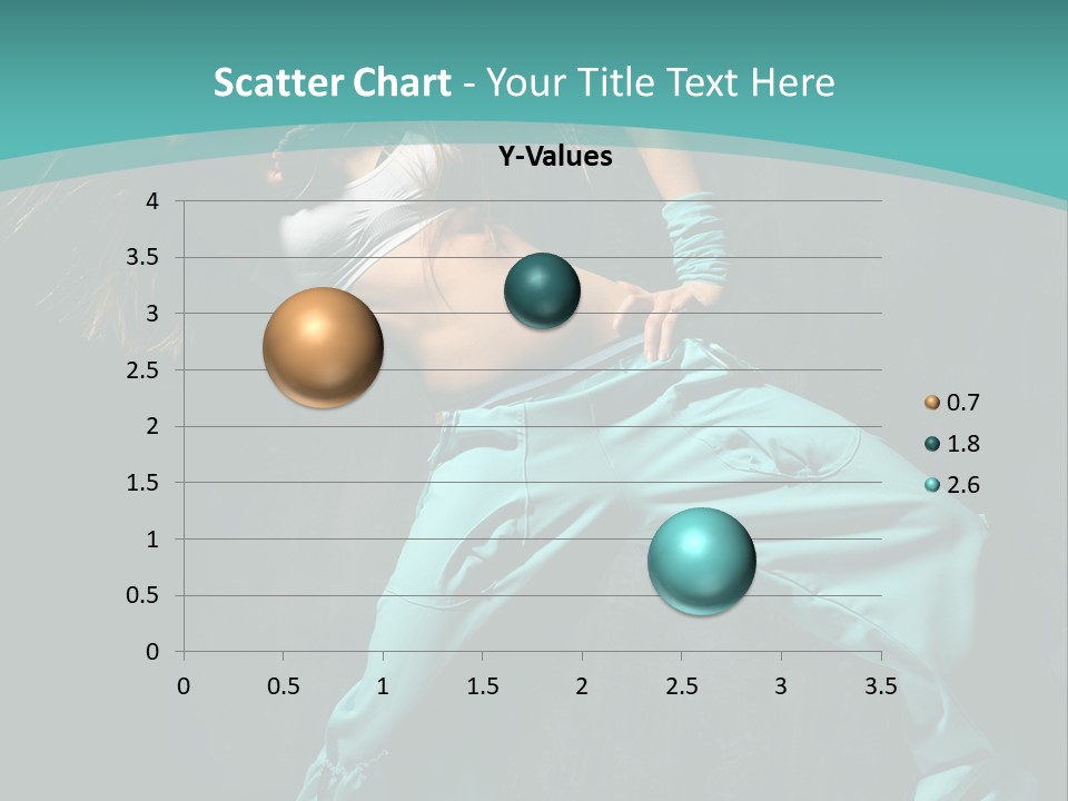 Elegance Agility Girl PowerPoint Template