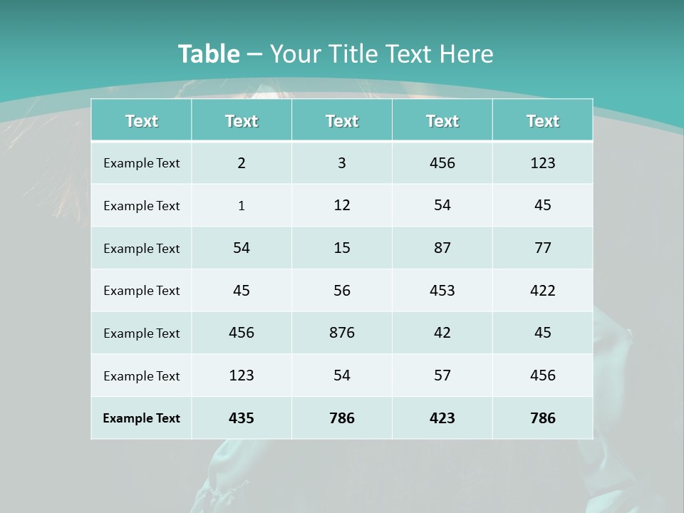 Elegance Agility Girl PowerPoint Template