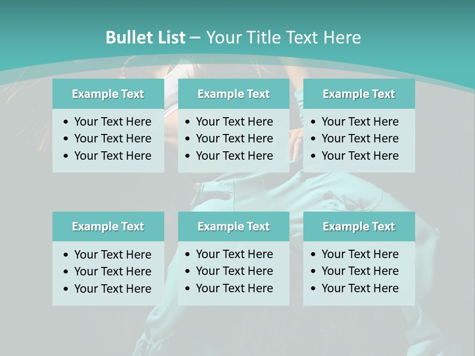 Elegance Agility Girl PowerPoint Template