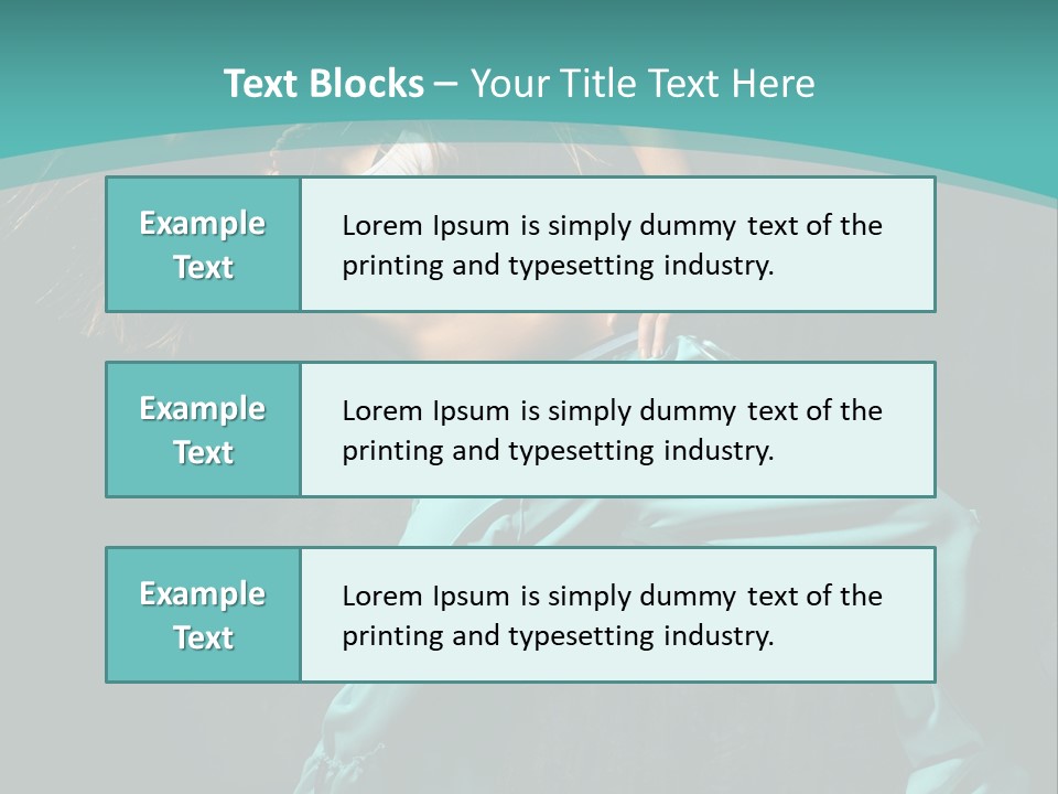 Elegance Agility Girl PowerPoint Template