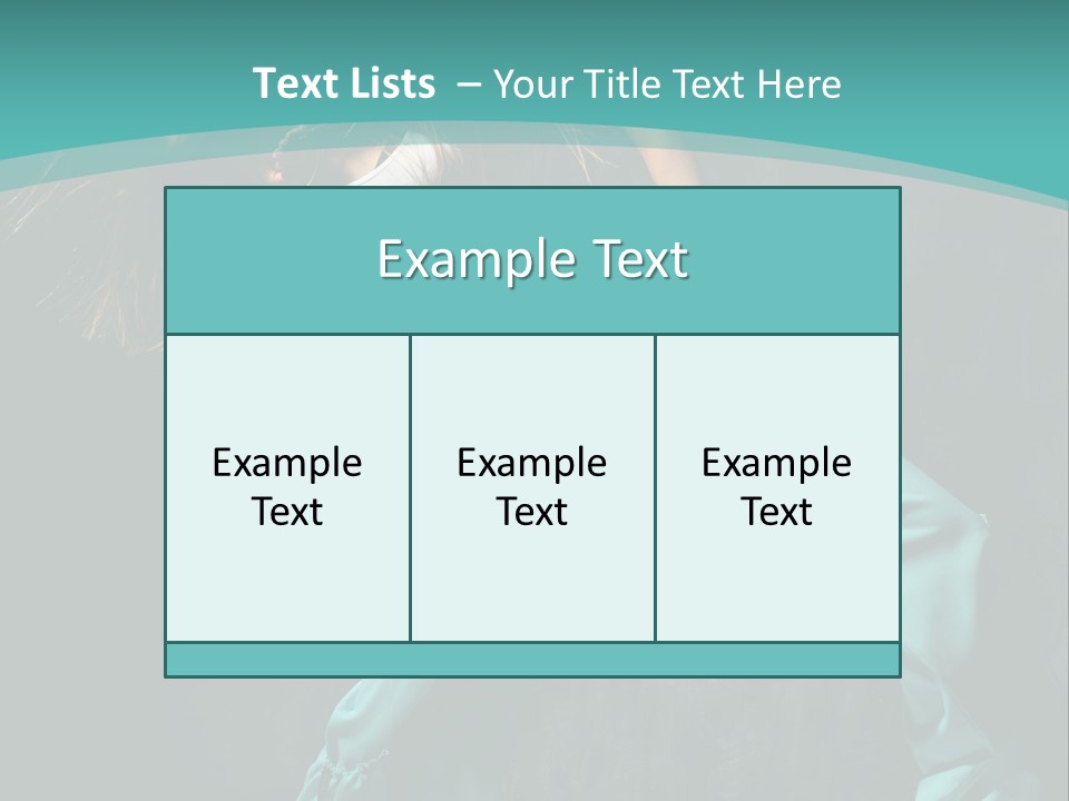 Elegance Agility Girl PowerPoint Template