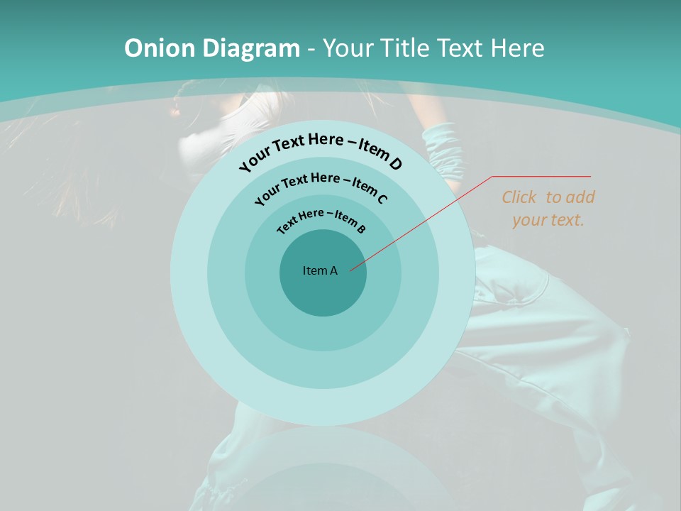 Elegance Agility Girl PowerPoint Template