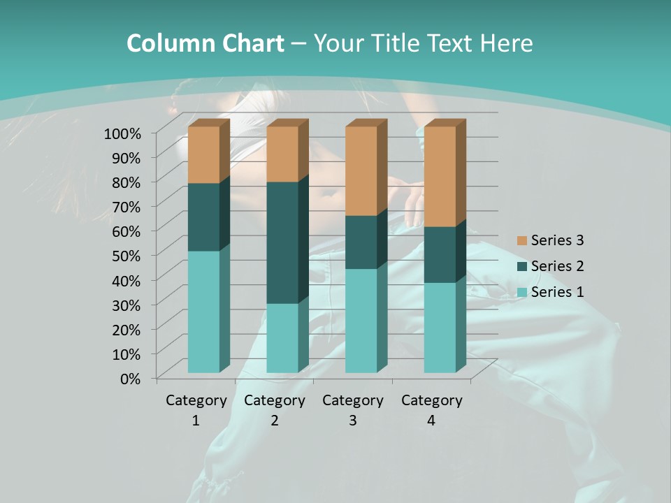 Elegance Agility Girl PowerPoint Template